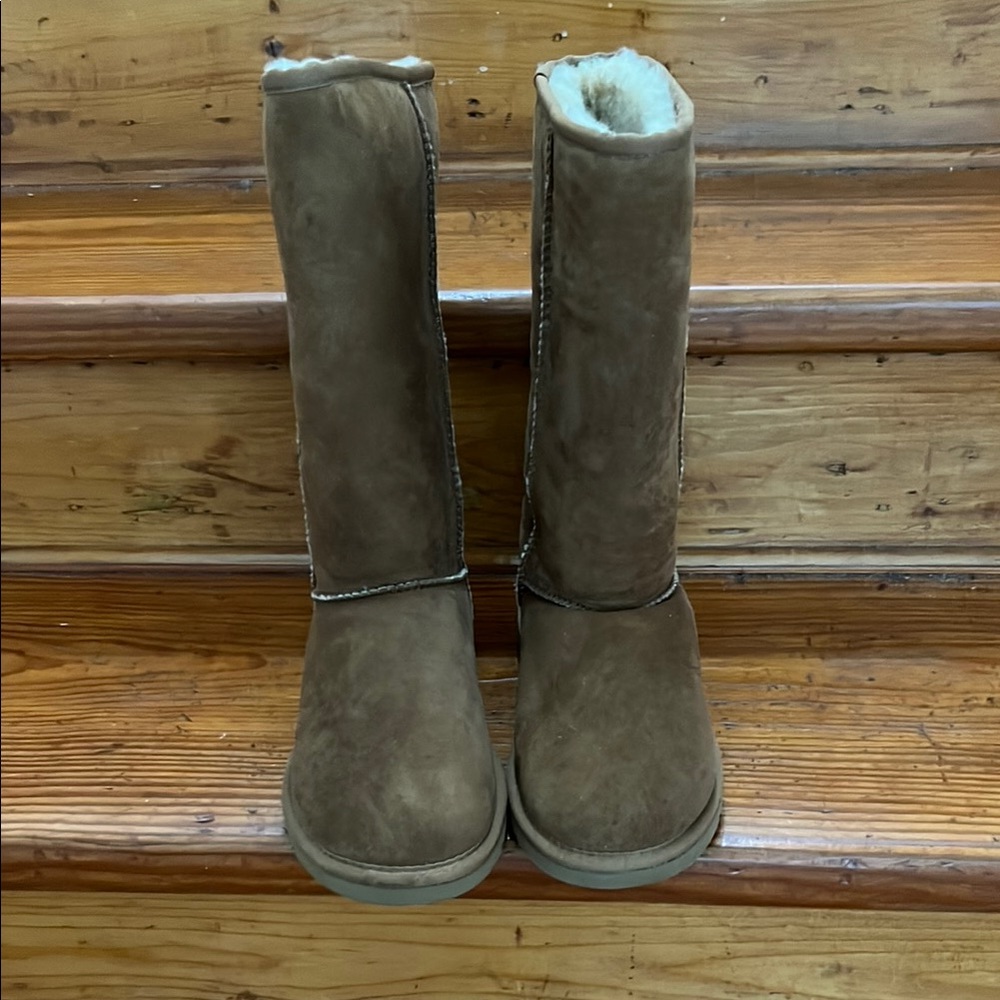 UGG Tan Suede Tall Boots